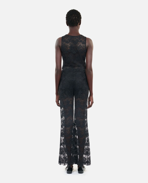 The Kooples MUJER BLACK pantalón negro encaje