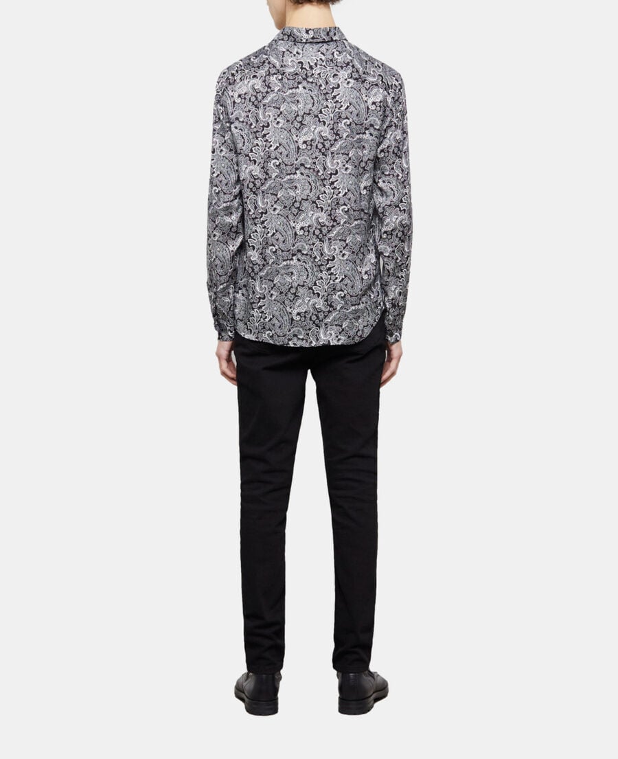 The Kooples HOMME BLACK WHITE chemise imprimée