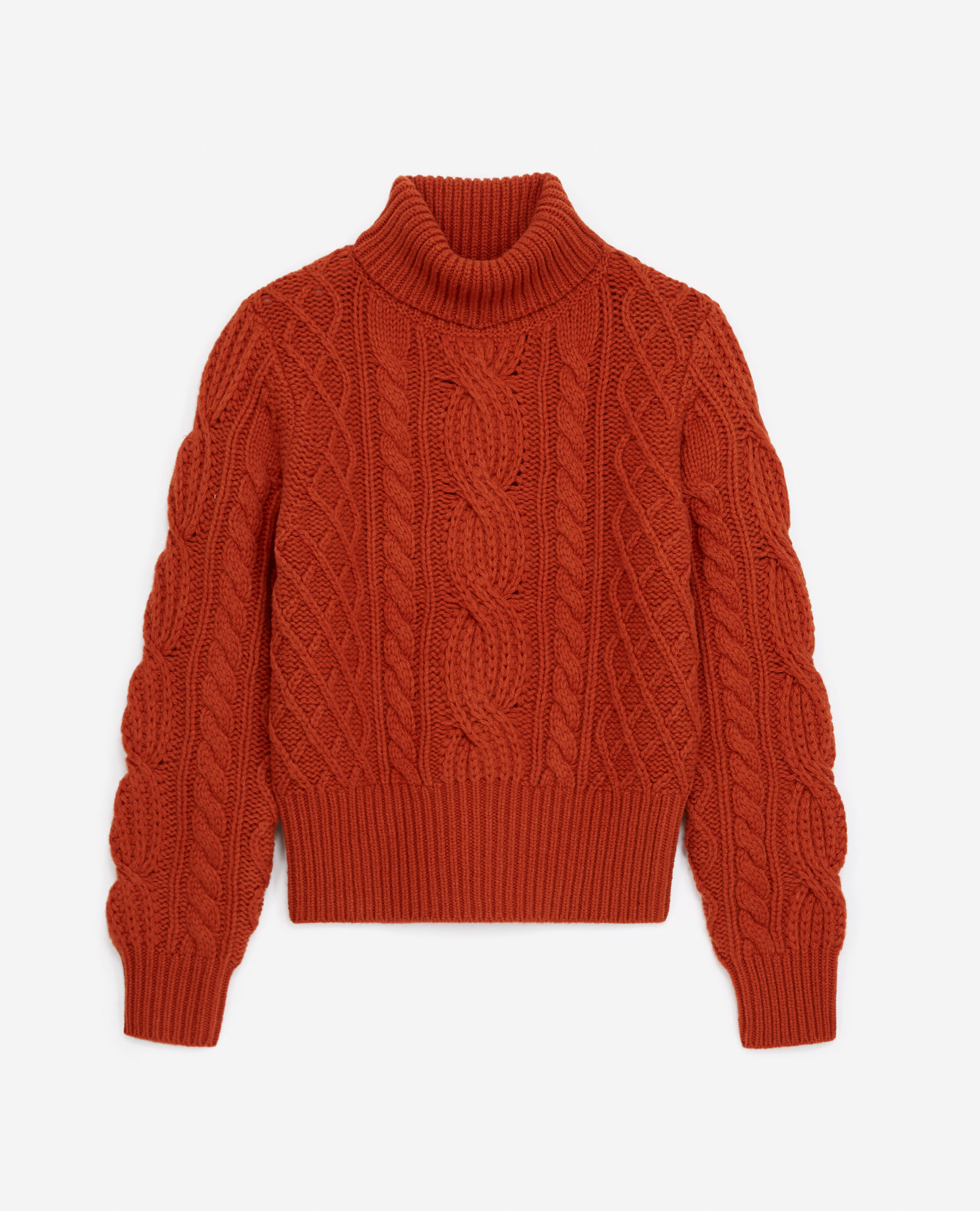 Rust turtleneck sweater shop