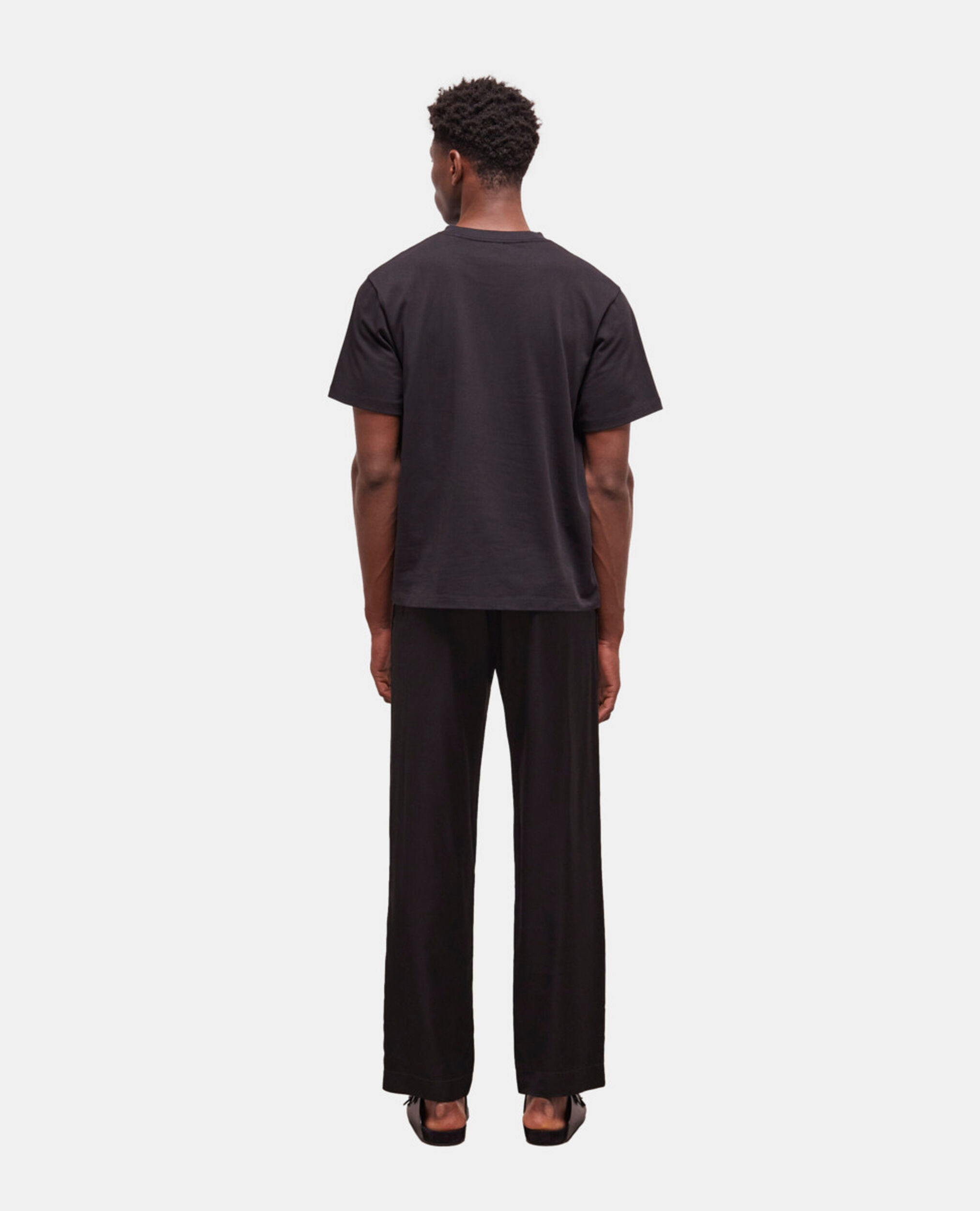 T-shirt Homme logo The Kooples noir, BLACK / WHITE, hi-res image number null