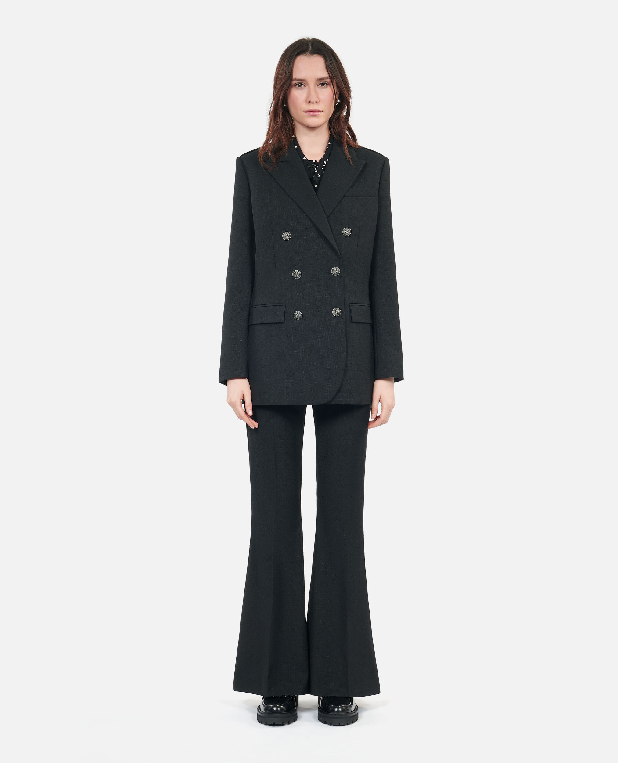 Wool blend suit jacket cheap