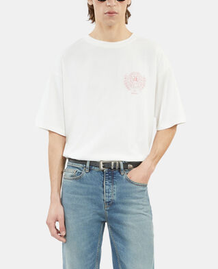 The Kooples HOMME ECRU t-shirt avec s&eacute;rigraphie &eacute;cru