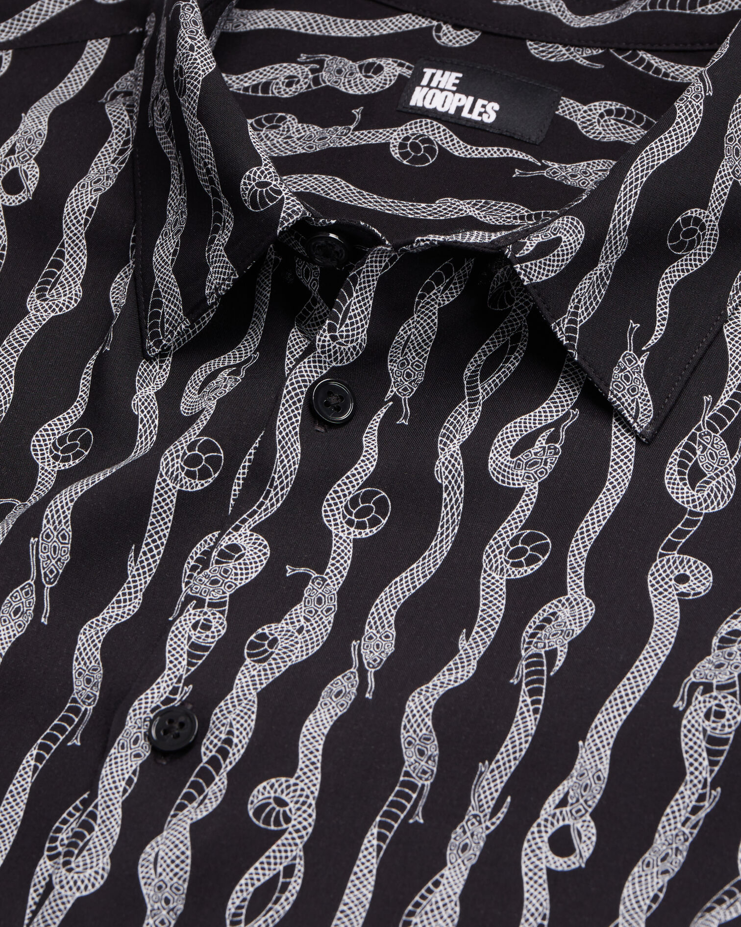 Chemise imprimée noir, BLACK WHITE, hi-res image number null