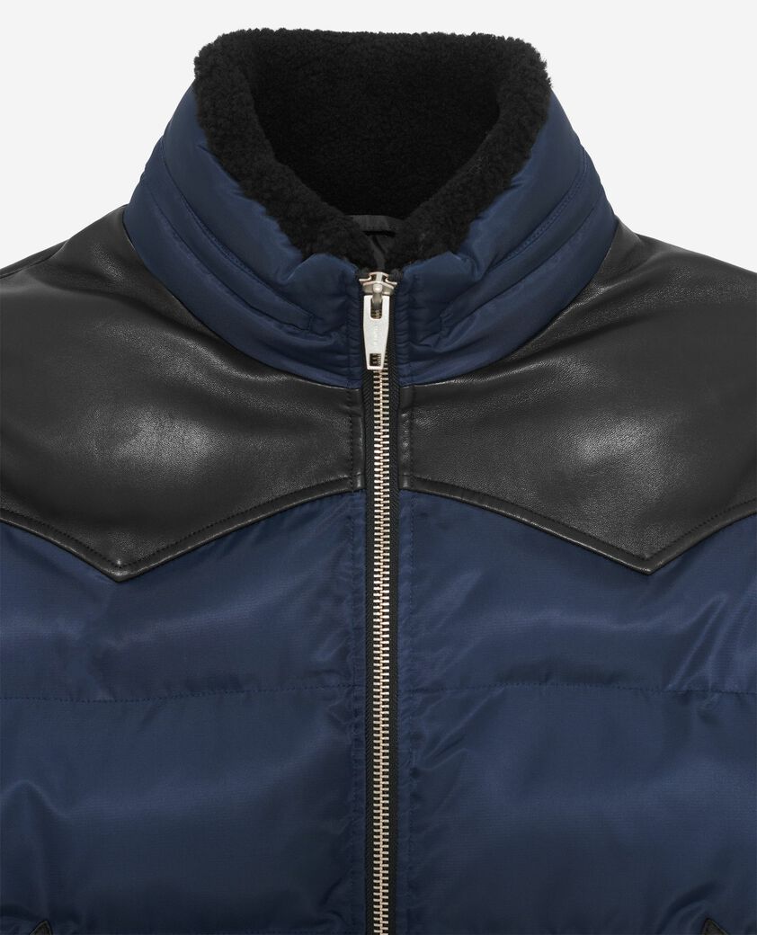 The Kooples HOMME NAVY doudoune &agrave; traitement d&eacute;perlant marine