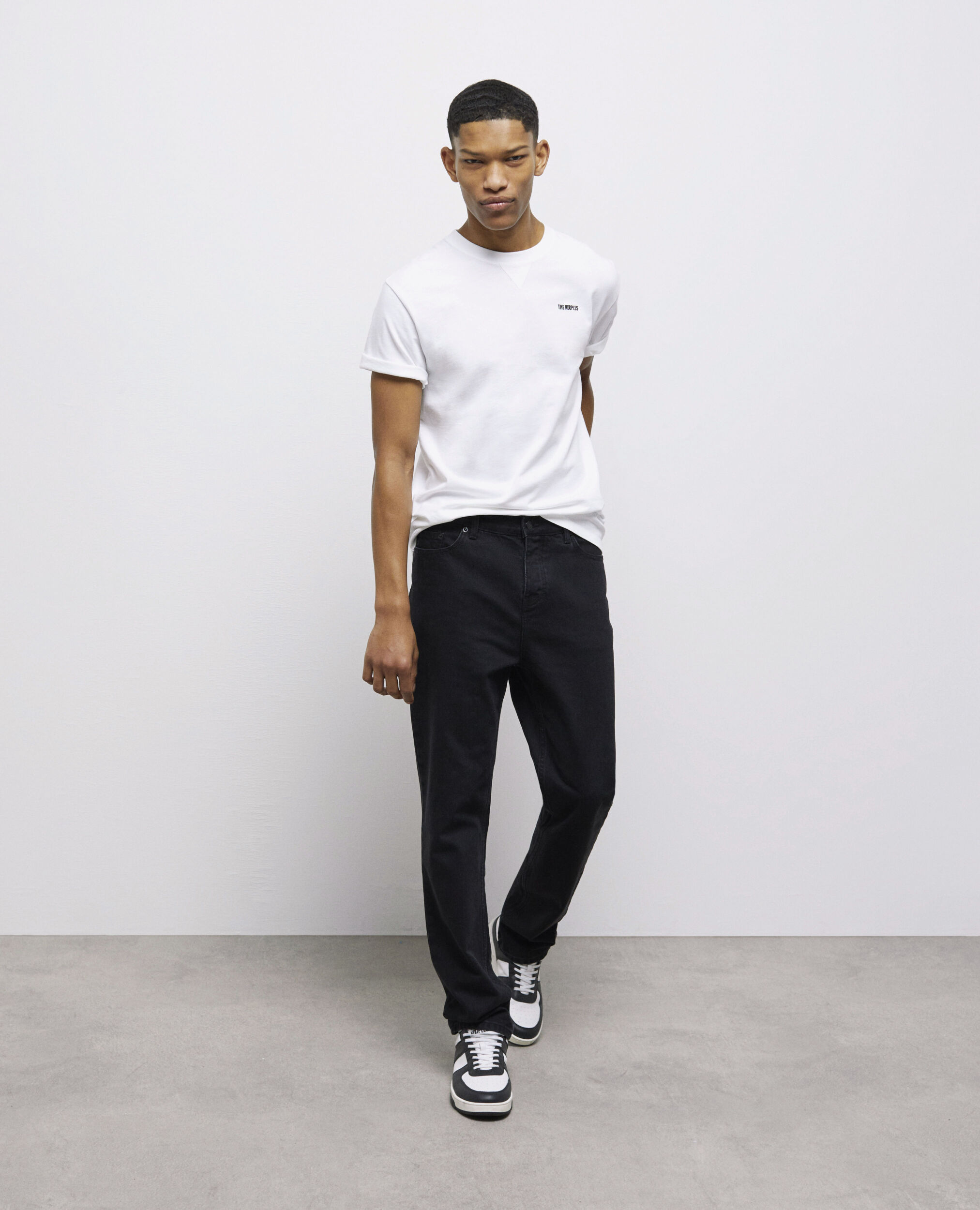 Men's the kooples white logo t-shirt, WHITE, hi-res image number null