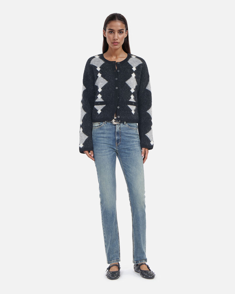 The Kooples FEMME USED RAPIECE jean slim bleu