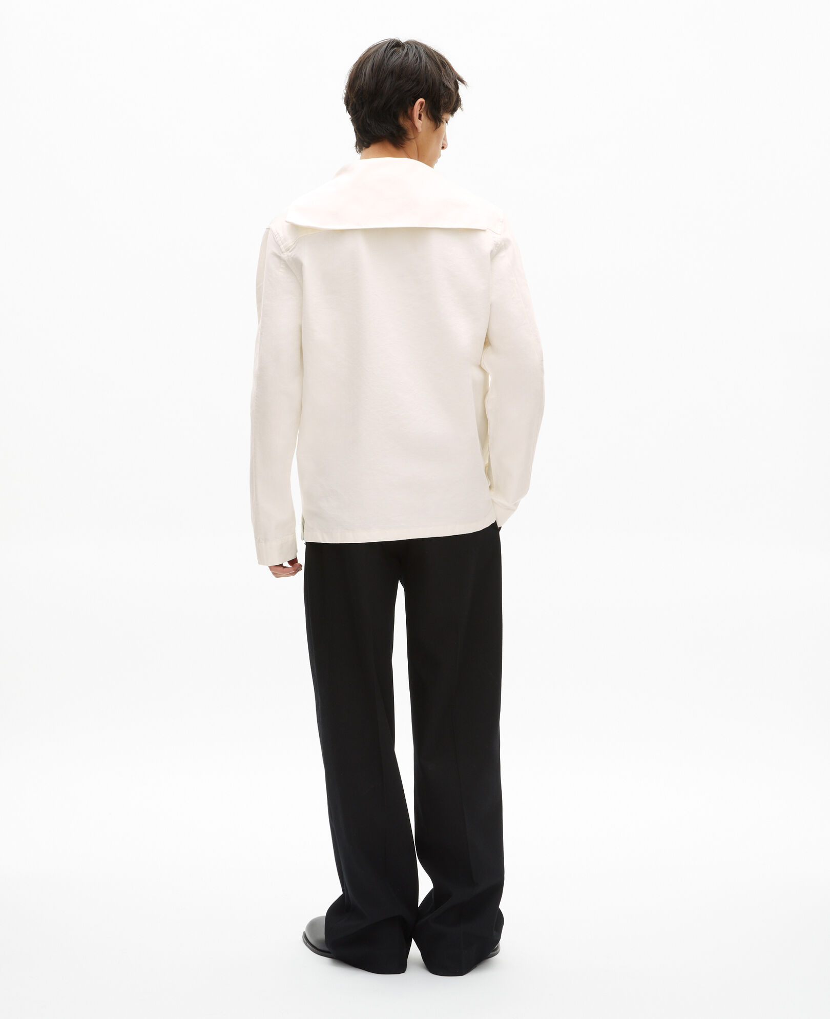 The Kooples MEN ECRU long-sleeved white shirt
