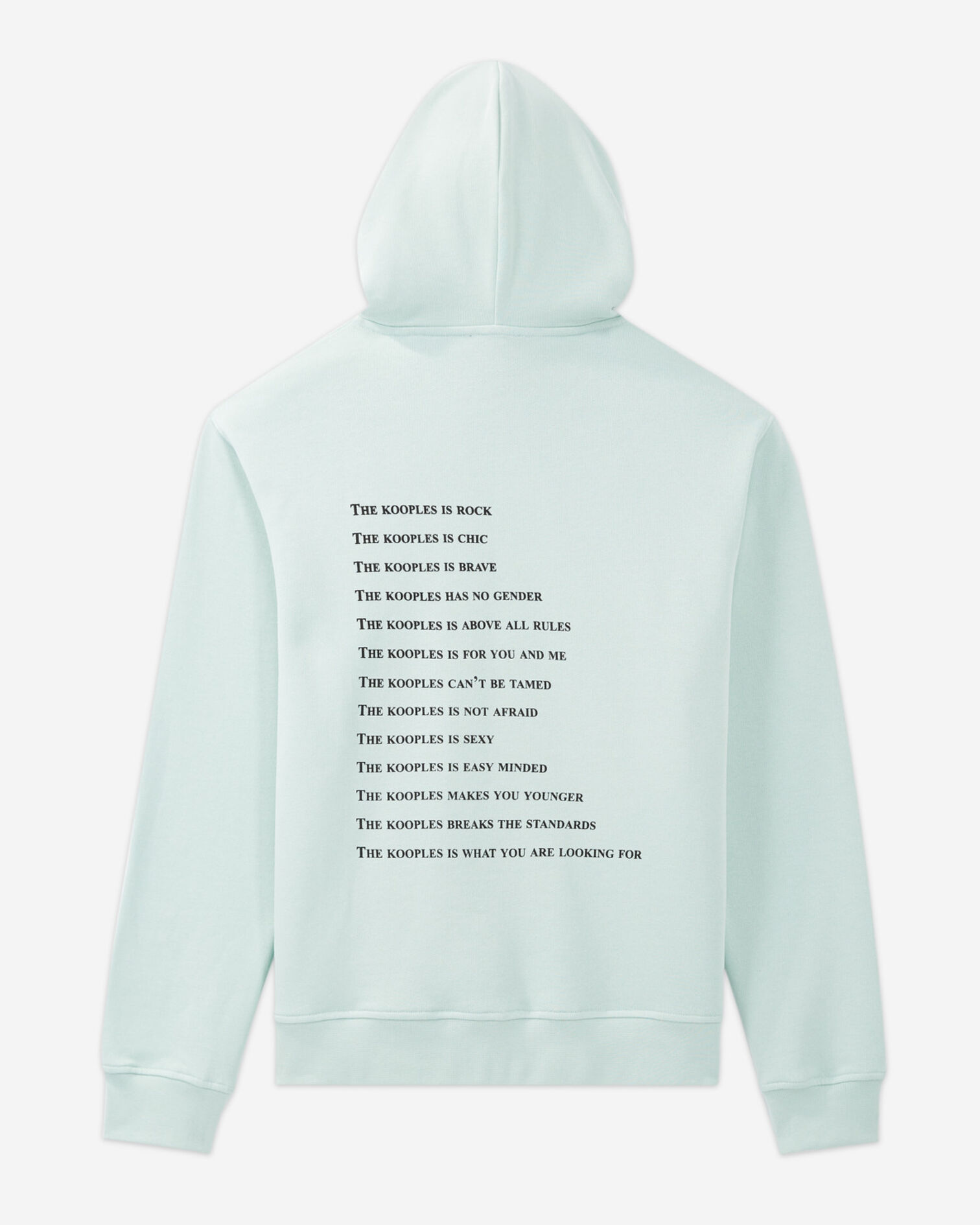 Sweat gris capuche détail What is The Kooples, GRIS BLEU, hi-res image number null