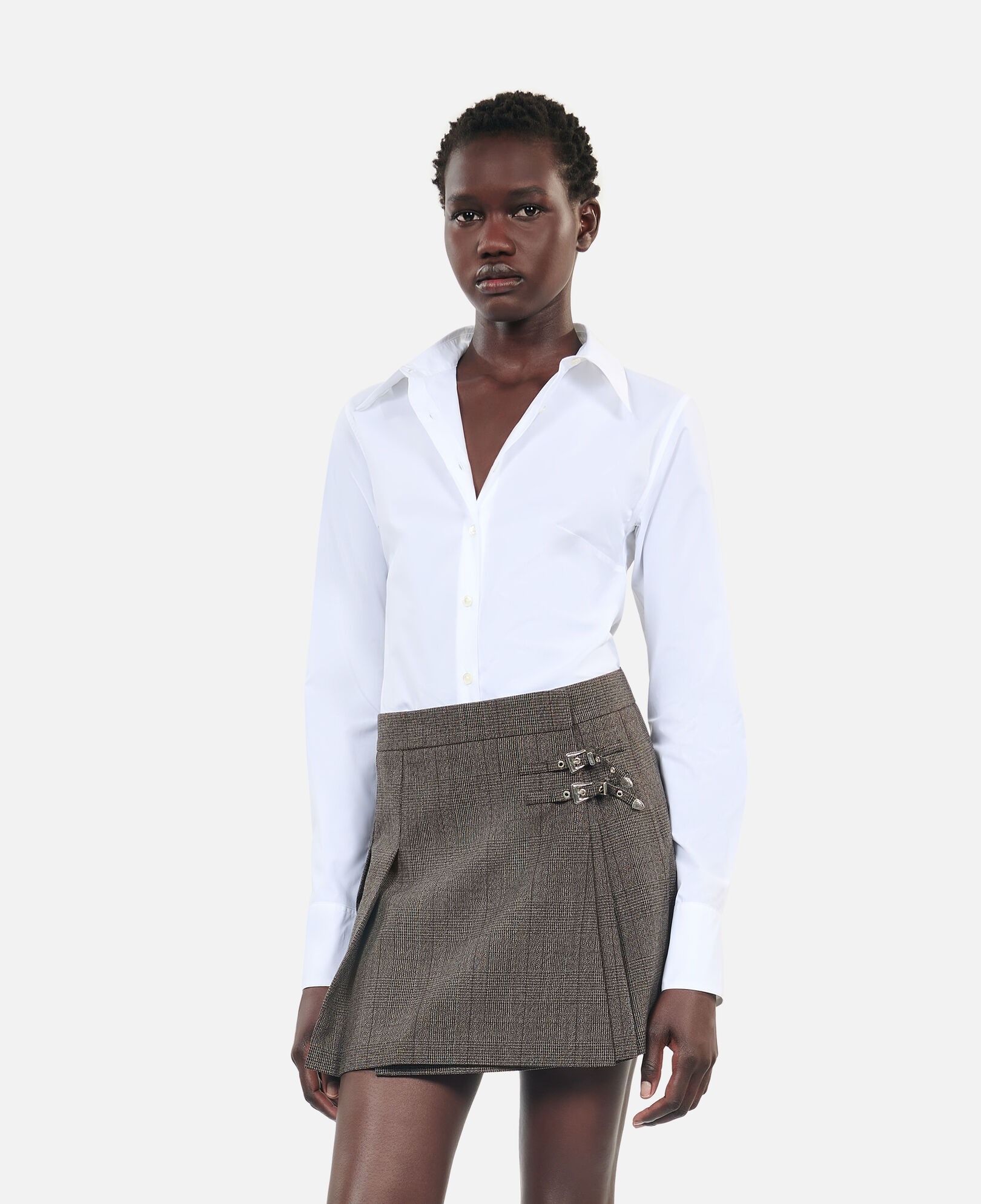 The Kooples WOMEN WHITE white poplin shirt