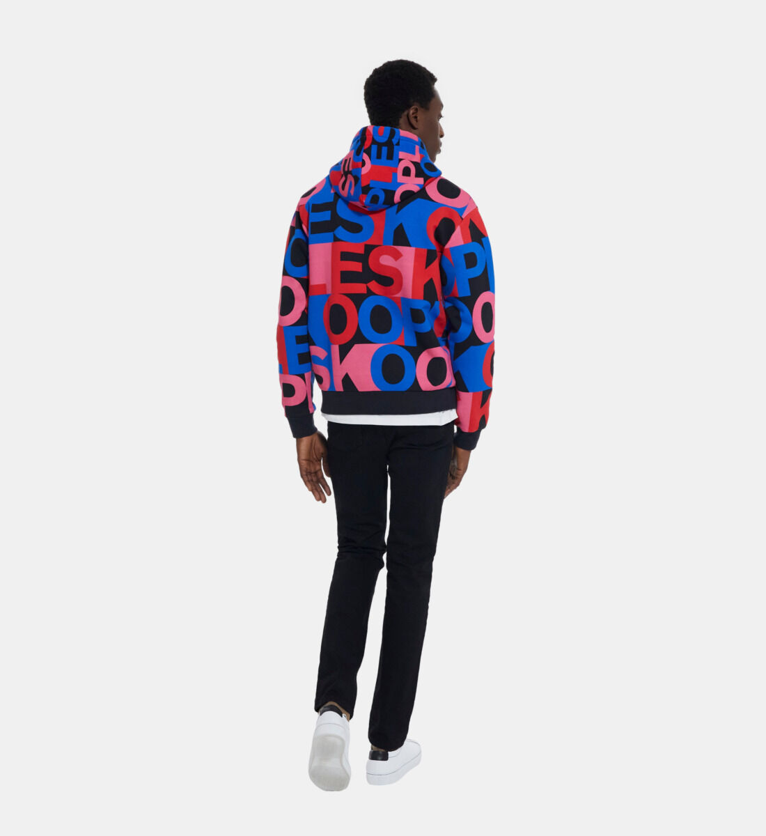 Sweatshirt with multicolor logo The Kooples UK