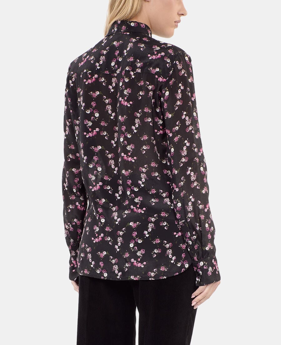 The Kooples DAMEN BLACK hemd mit blumenprint