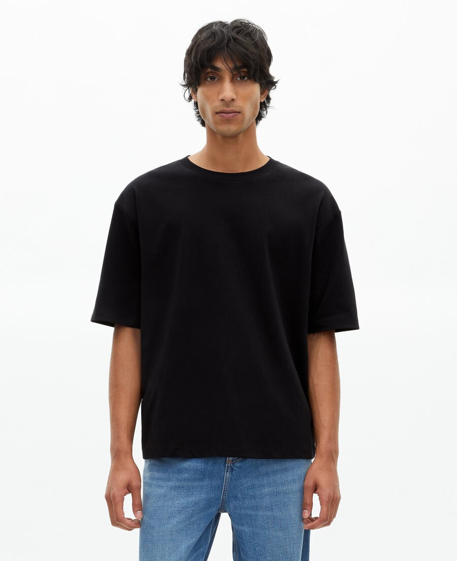 The Kooples HOMME BLACK t-shirt large uni noir