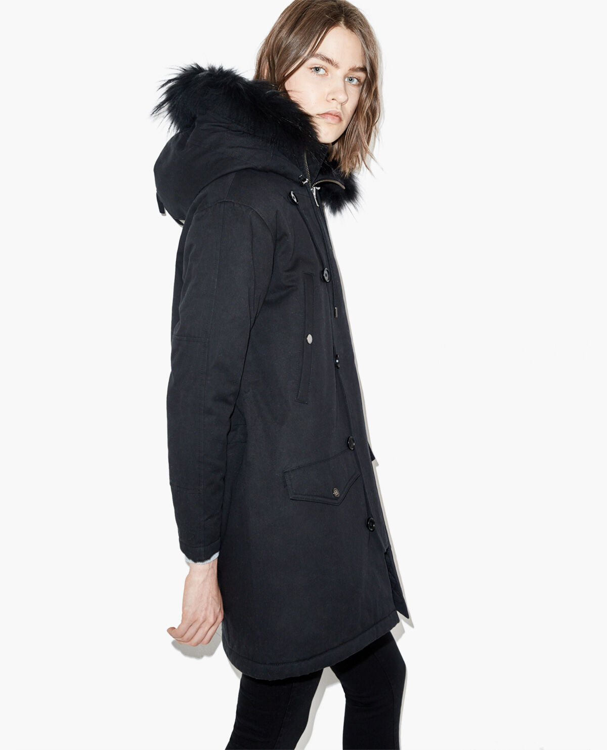 Long cotton parka store
