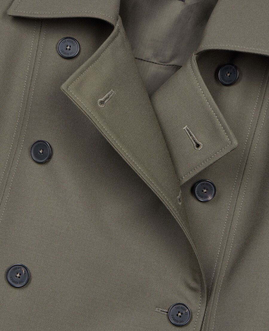 The Kooples WOMEN KAKI khaki short tailored dress