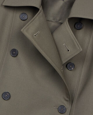 The Kooples WOMEN KAKI khaki short tailored dress