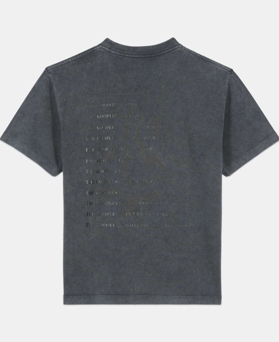 The Kooples F BLACK WASHED black what is t-shirt