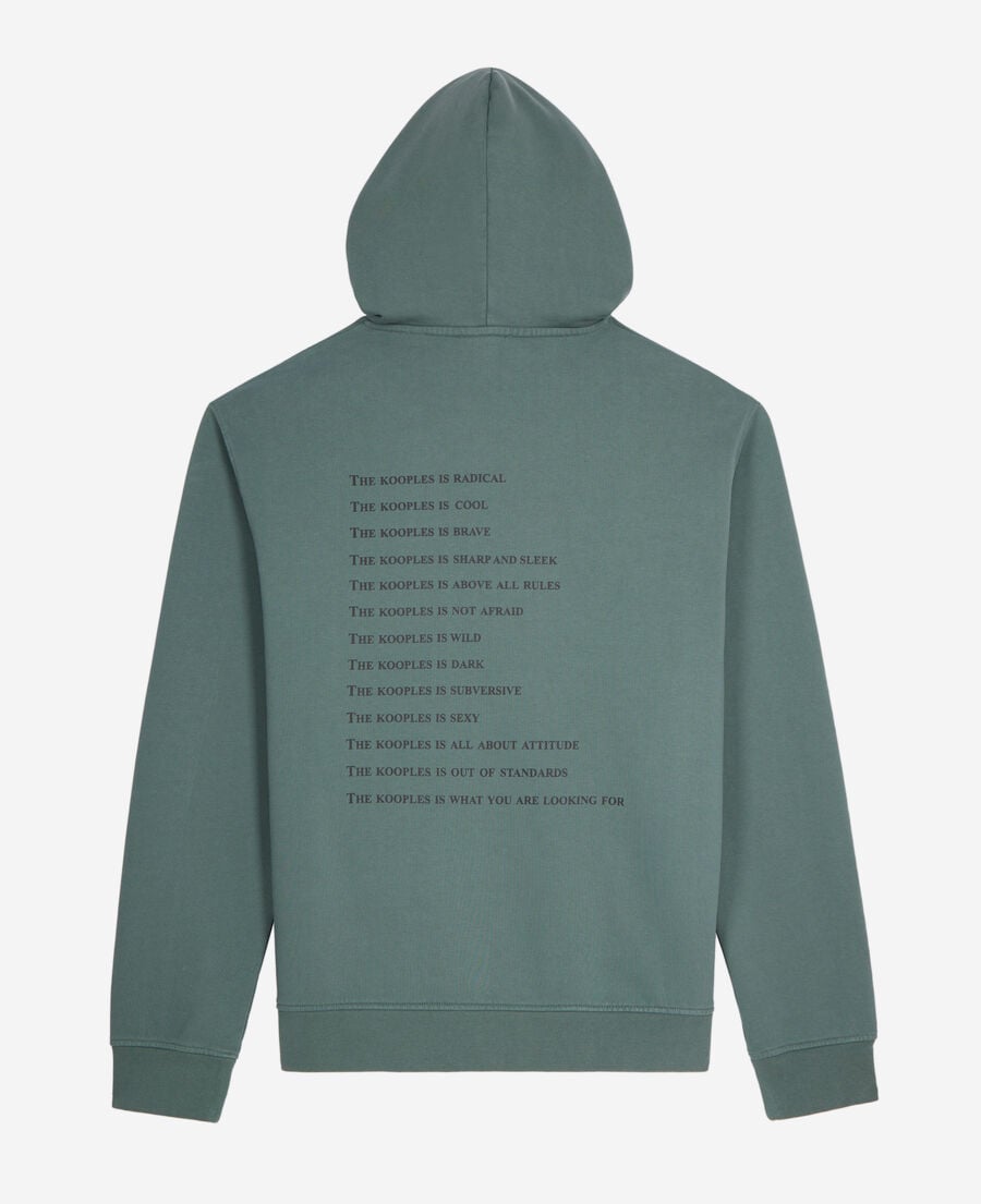 The Kooples H FOREST green what is hoodie