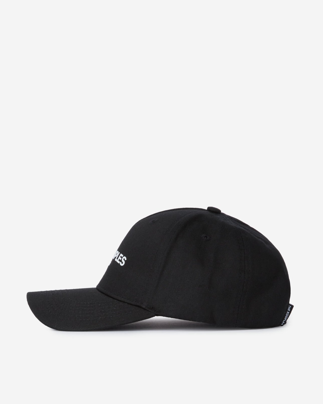 The Kooples HERREN BLACK WHITE schwarze kappe mit logo