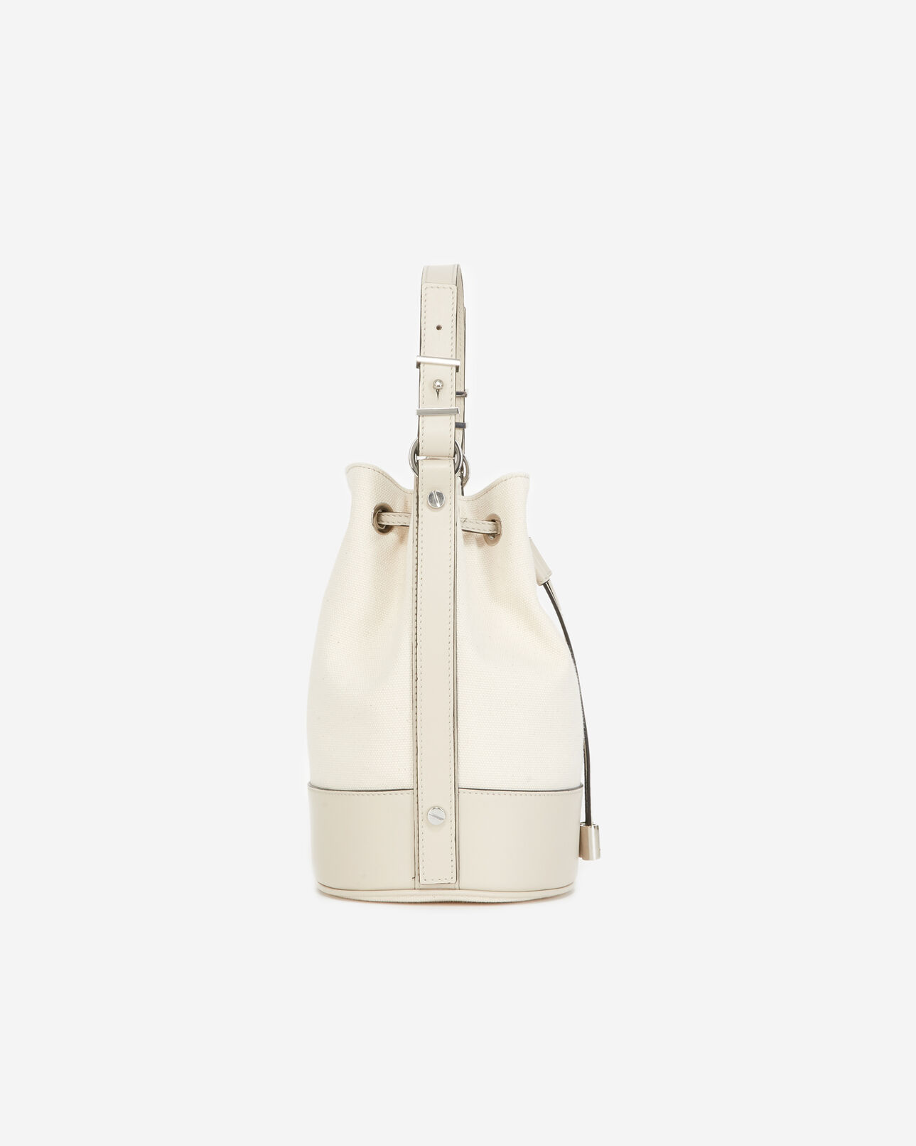 The Kooples DAMEN BEIGE stofftasche medium tina ecrufarben