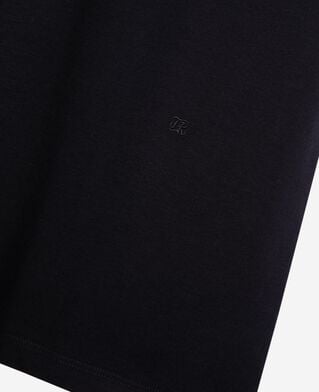 The Kooples HERREN NAVY t-shirt gemischt weit uni marineblau