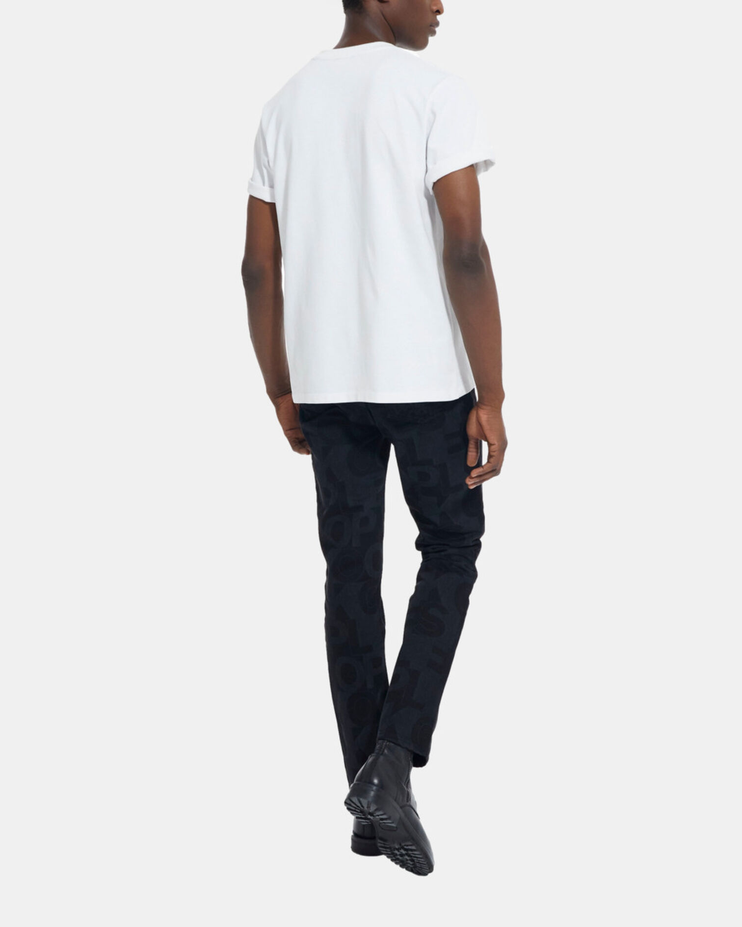 White T-shirt with logo, SNOW WHITE, hi-res image number null