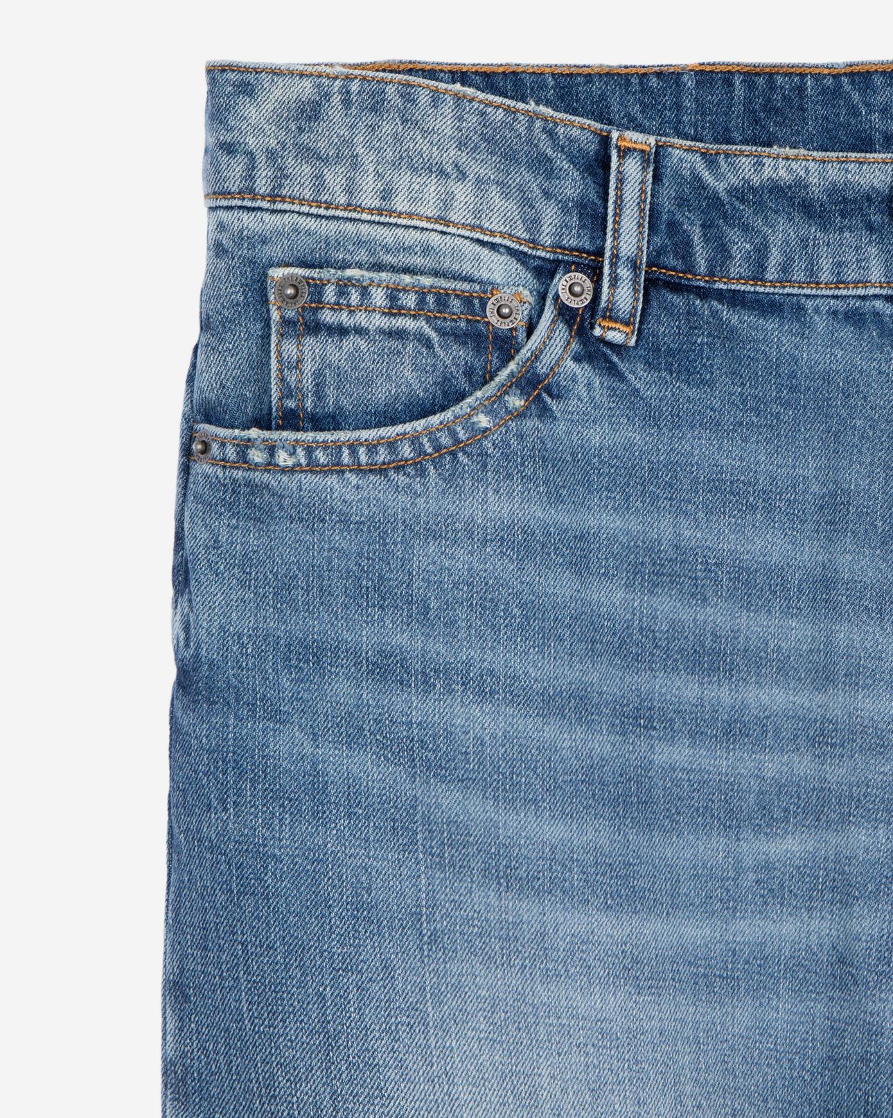 The Kooples MEN BABY BLUE blue denim bermuda shorts