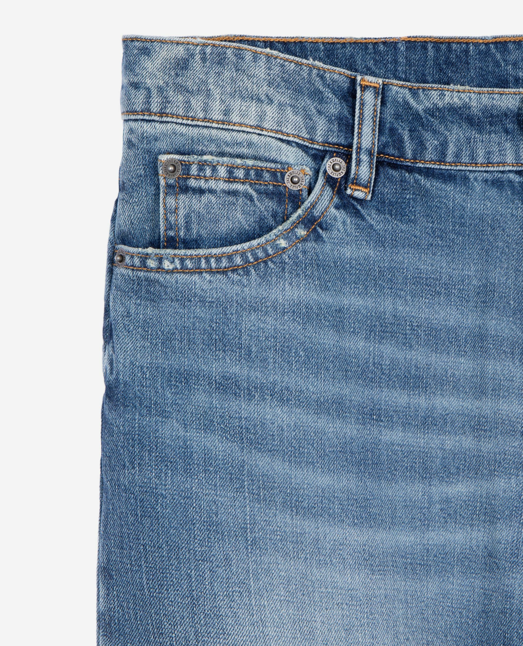 Blue denim Bermuda shorts, BABY BLUE, hi-res image number null