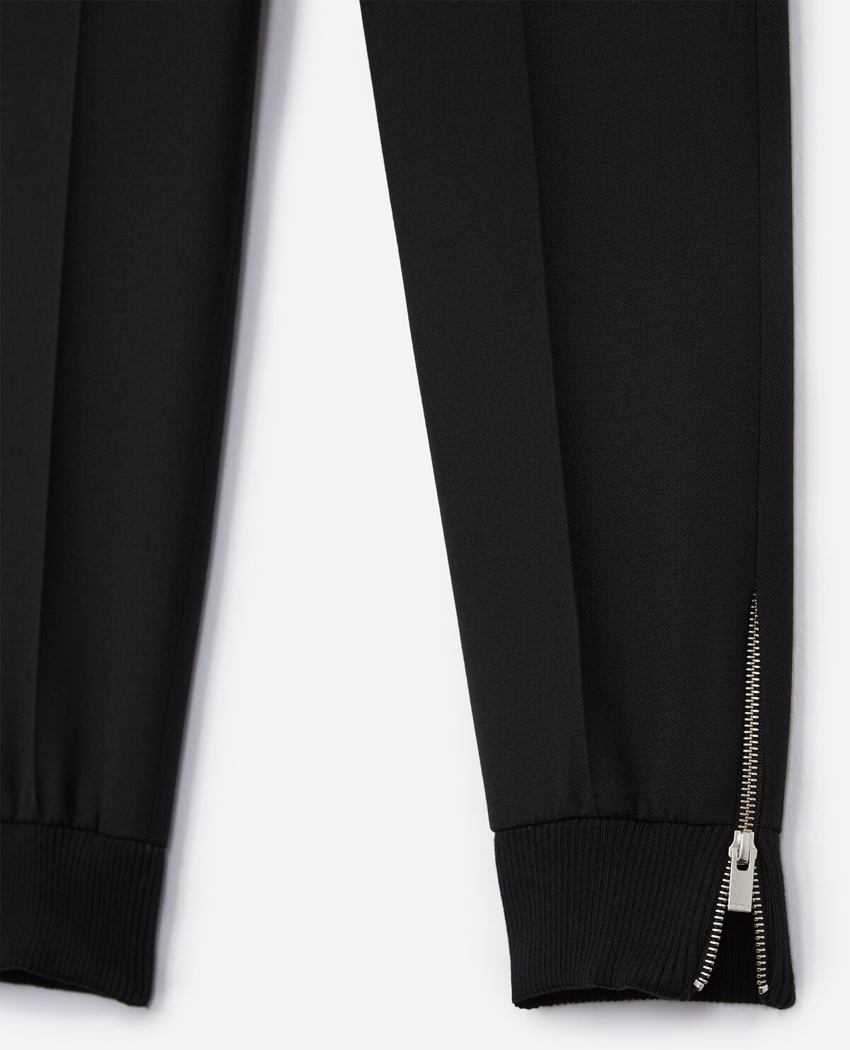 Zipper black pants hotsell