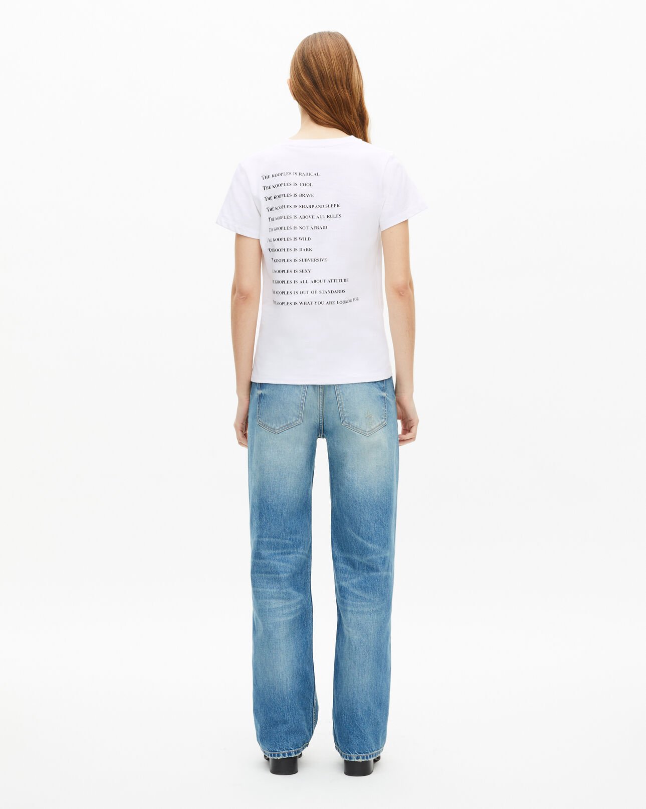 The Kooples DAMEN WHITE was ist ein neonweißes t-shirt