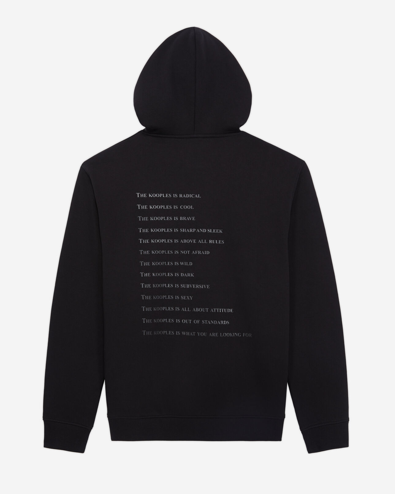 The Kooples HOMME BLACK sweatshirt à capuche what is noir