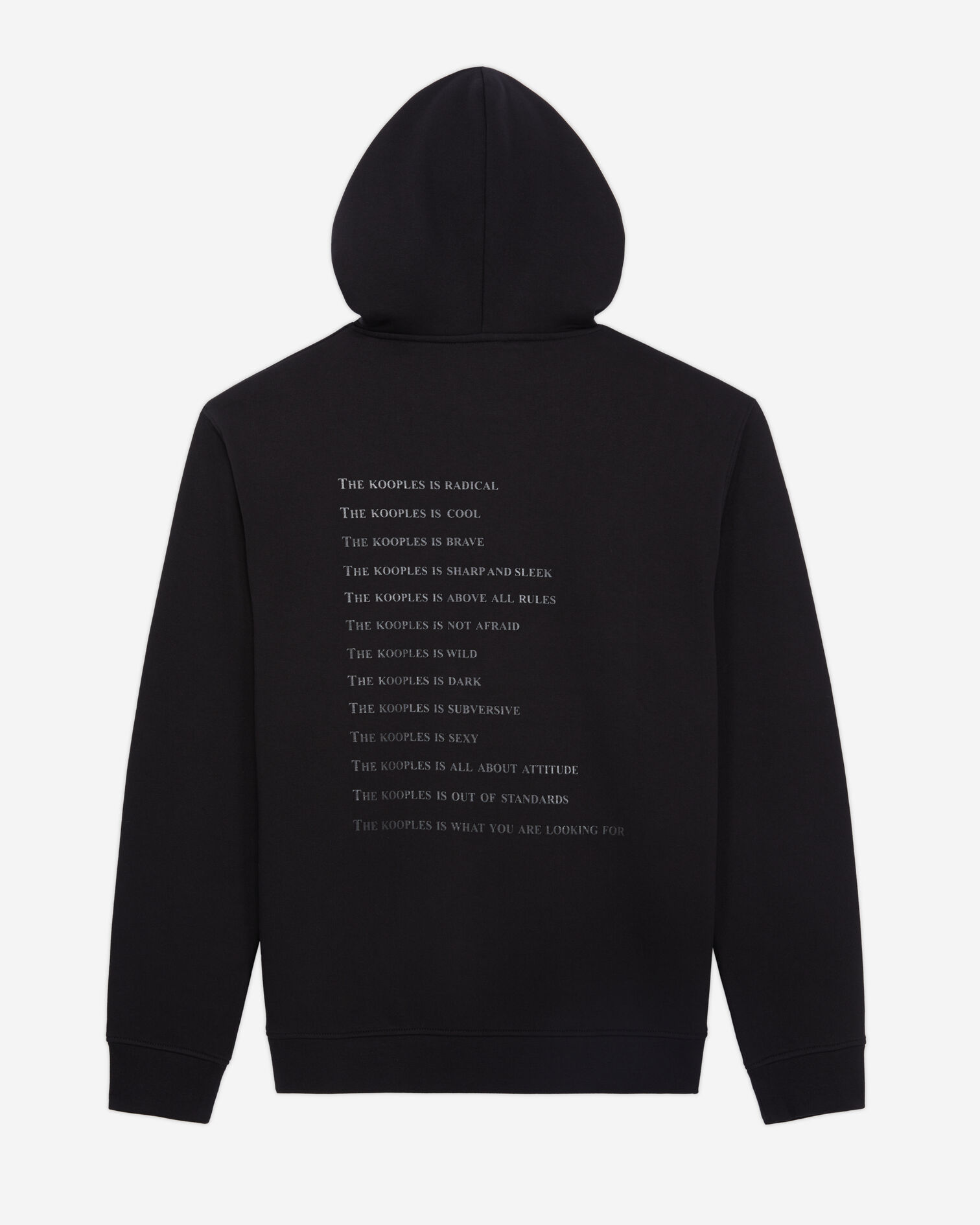 Sweatshirt à capuche What is noir, BLACK, hi-res image number null