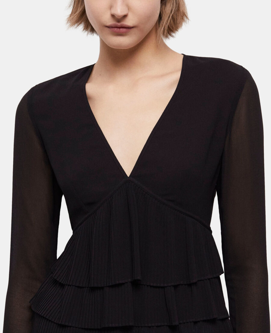 The Kooples WOMEN BLACK black blouse