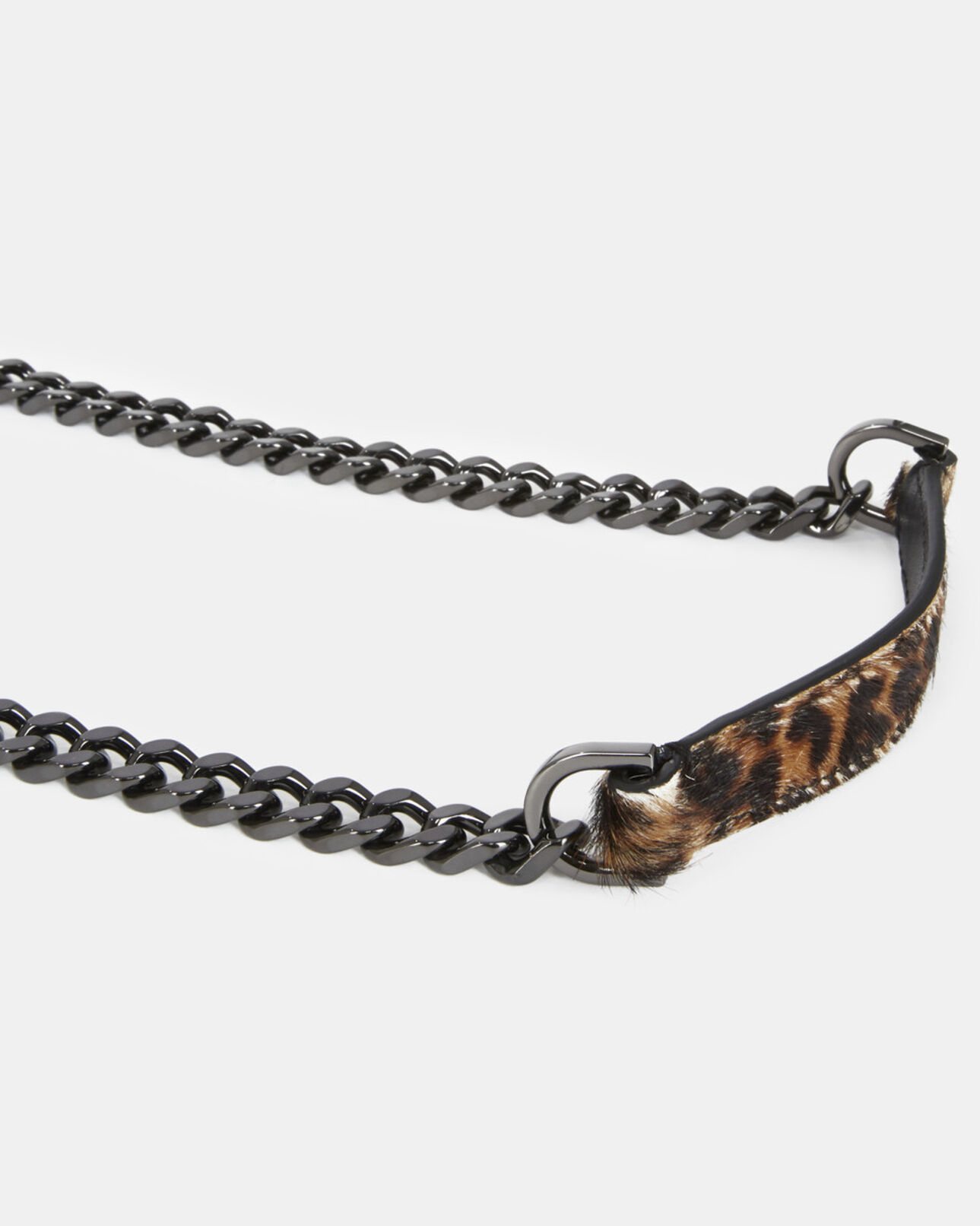 The Kooples WOMEN LEOPARD nano emily bag in leopard print leather