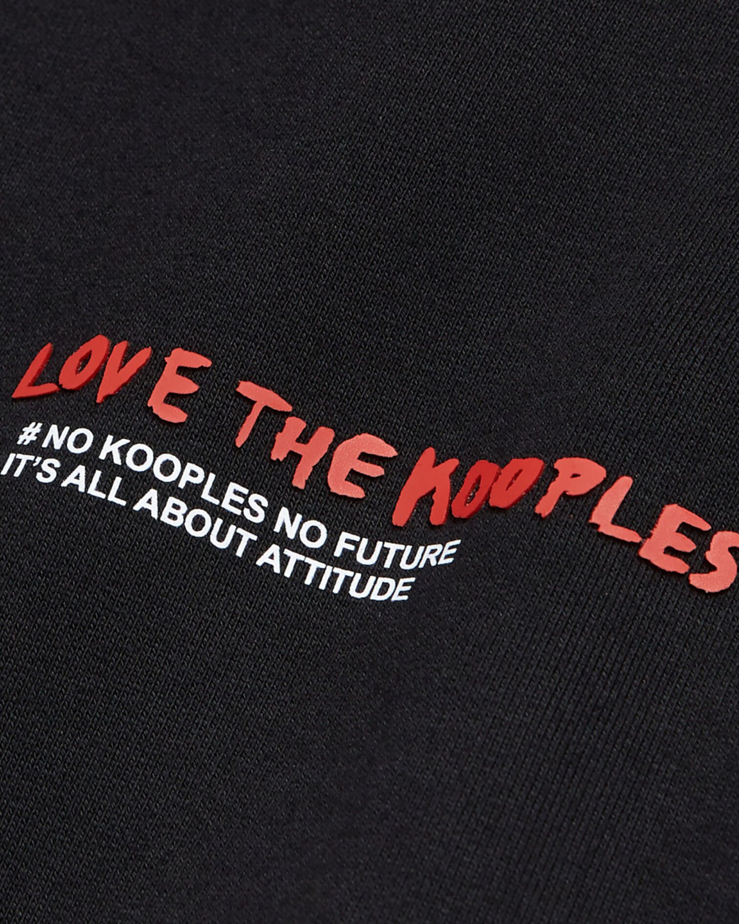 I Love Kooples black sweatshirt, BLACK, hi-res image number null