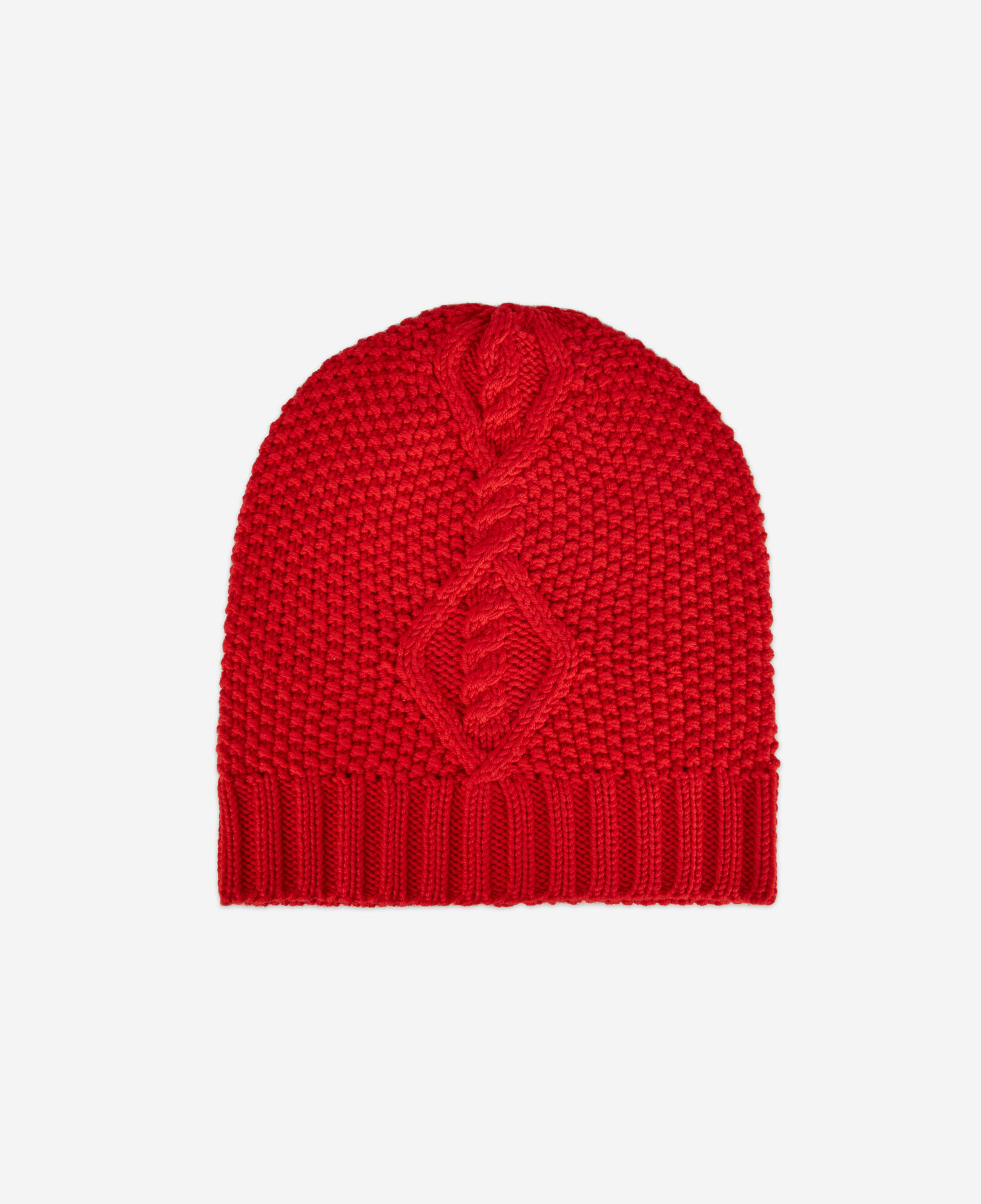 The Kooples MIXED TANGO RED red wool beanie