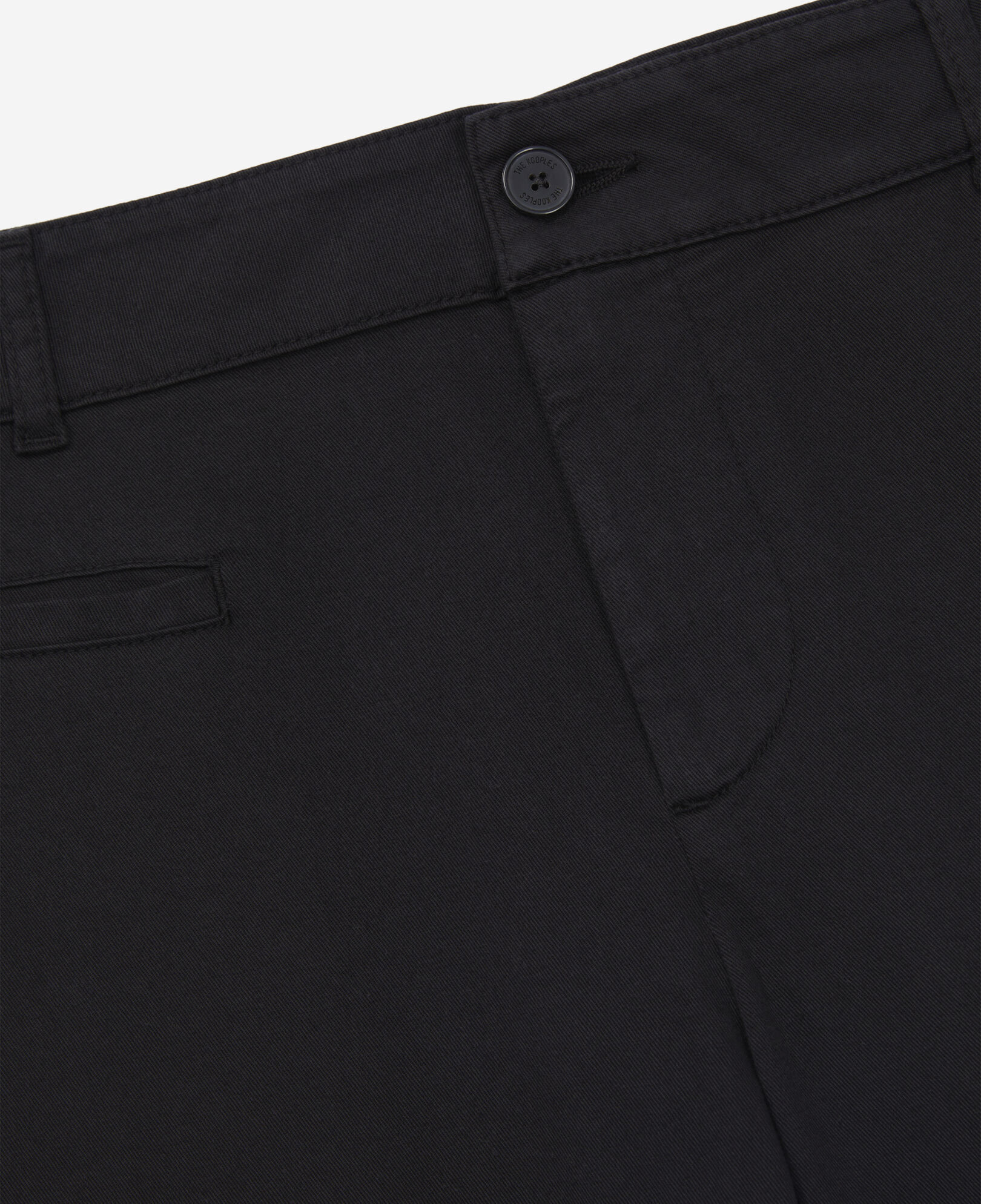 The Kooples HOMME BLACK pantalon chino noir