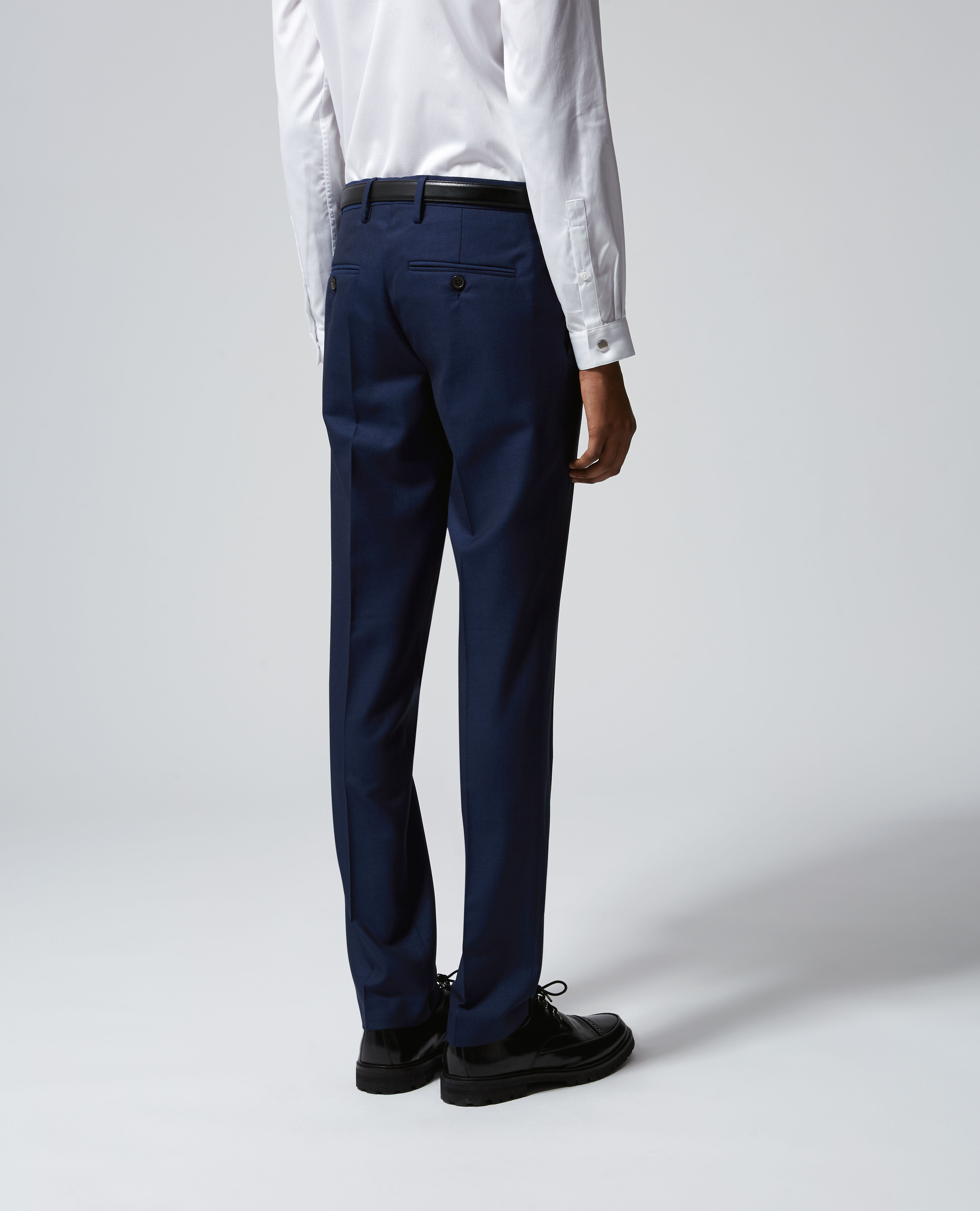 Pantalon costume bleu outlet marine