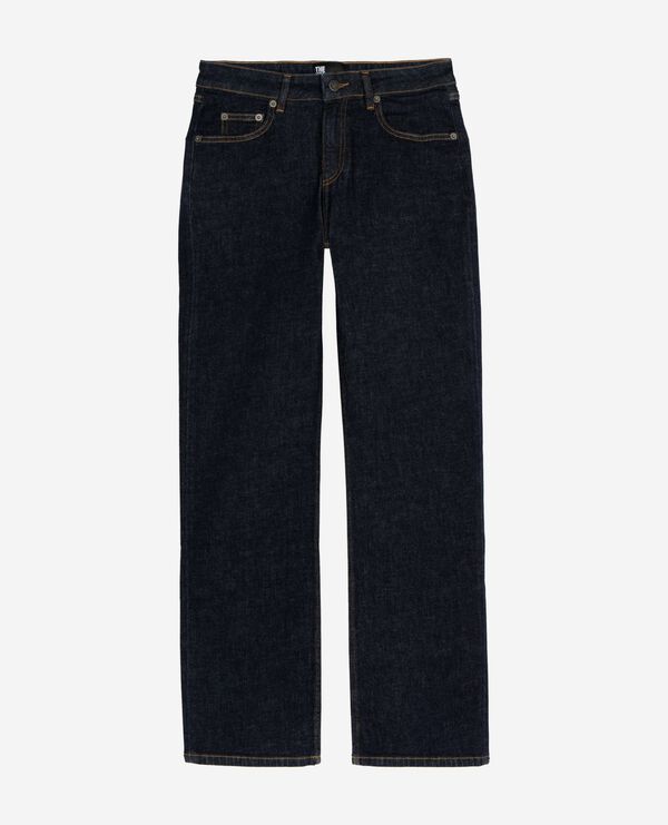 The Kooples WOMEN BLUE ELECTRIC dark blue straight jeans