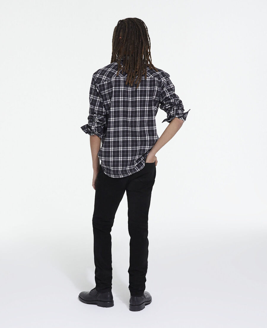 check classic collar shirt