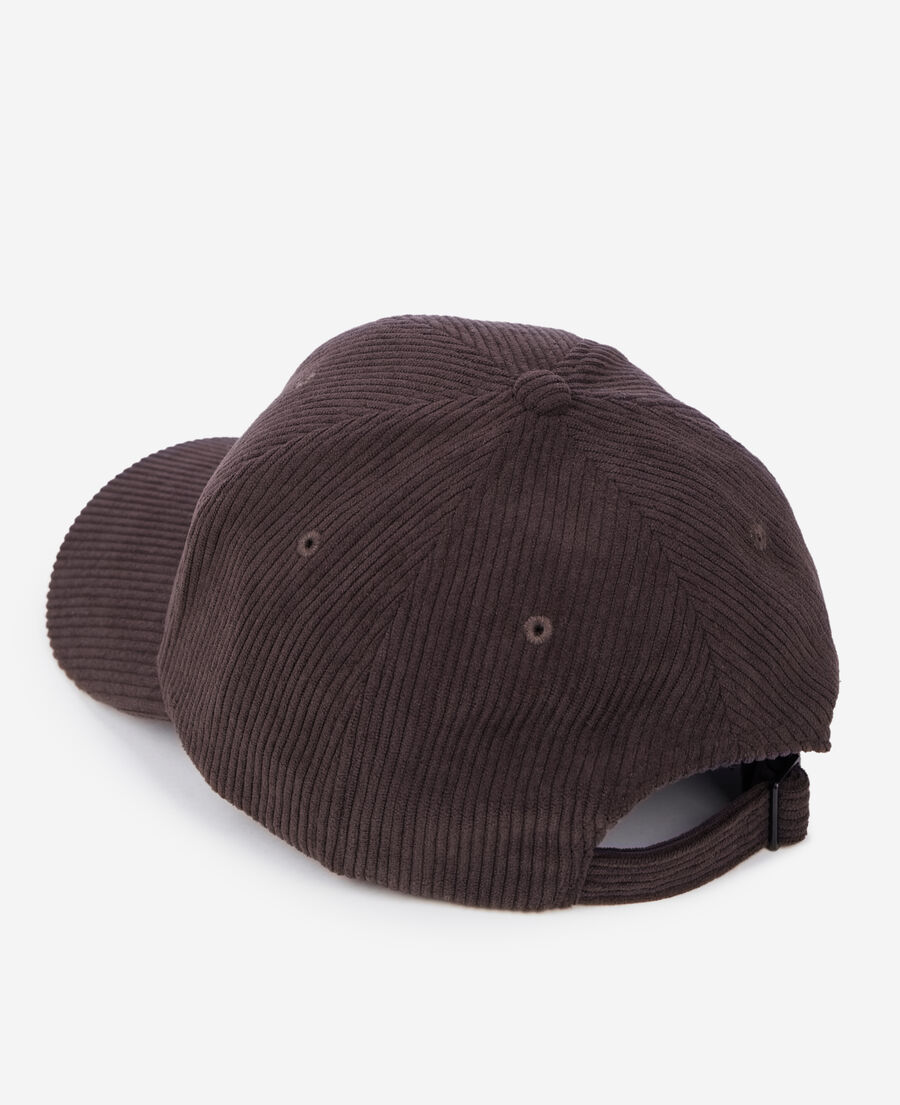 The Kooples F BROWN brown corduroy cap