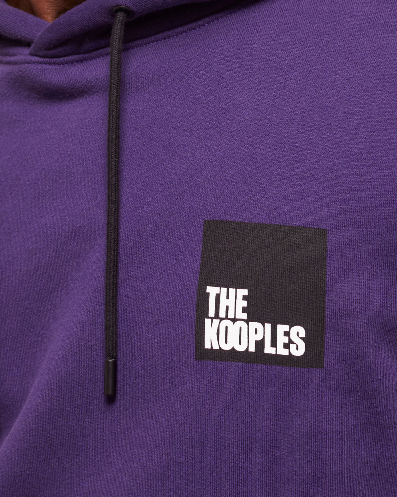 The Kooples HOMBRE PURPLE sudadera logotipo violeta