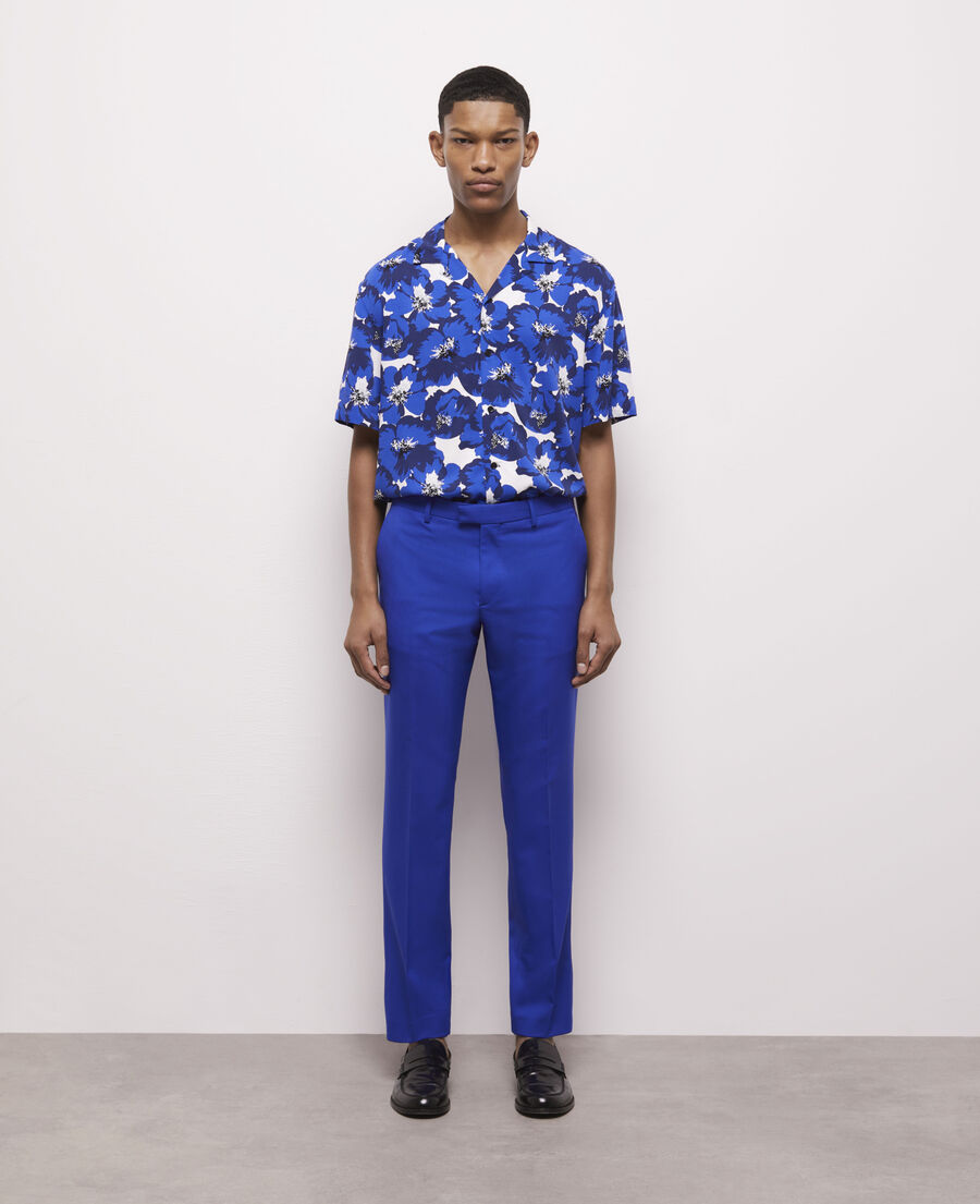 blue suit pants
