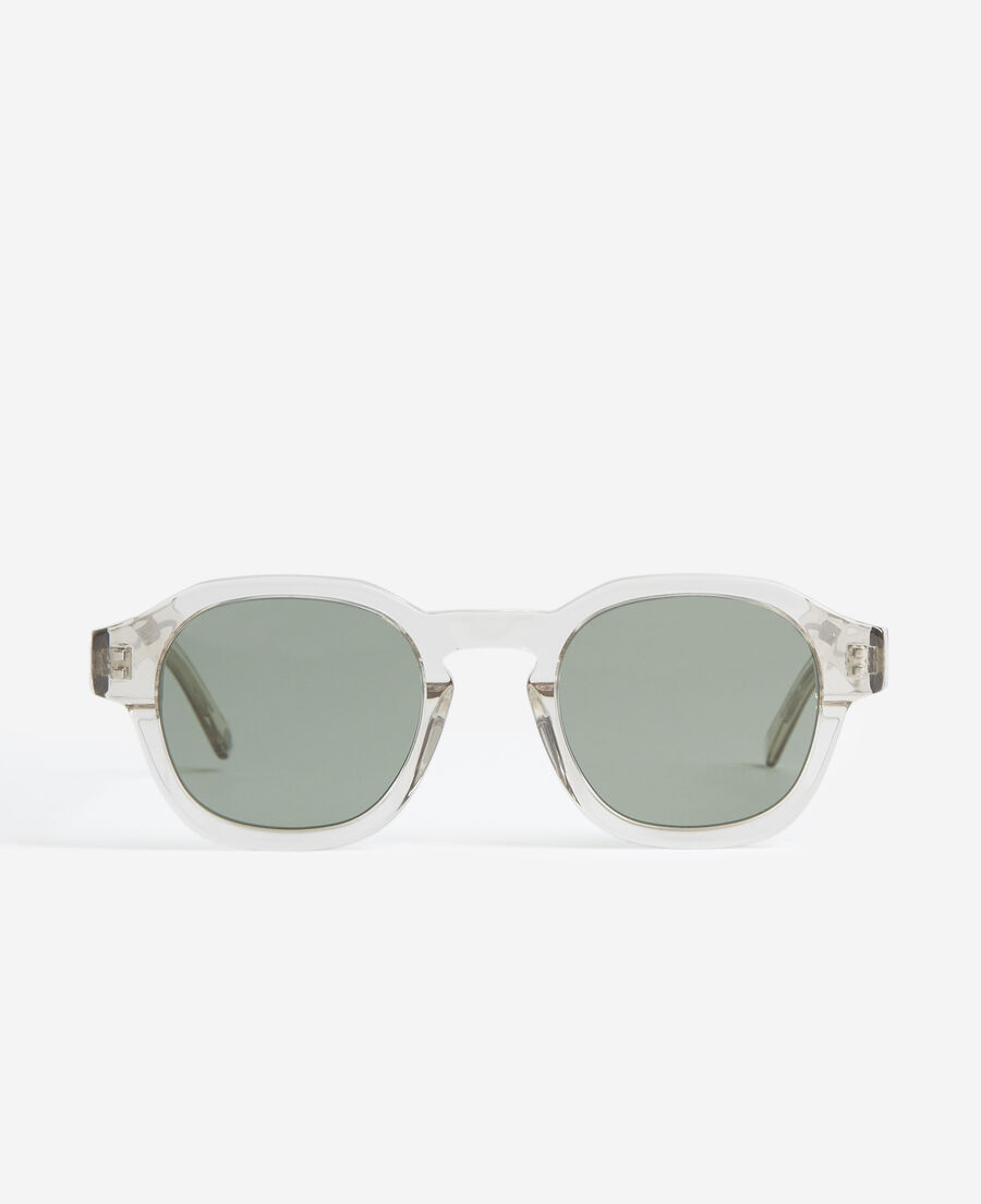 transparent gray sunglasses