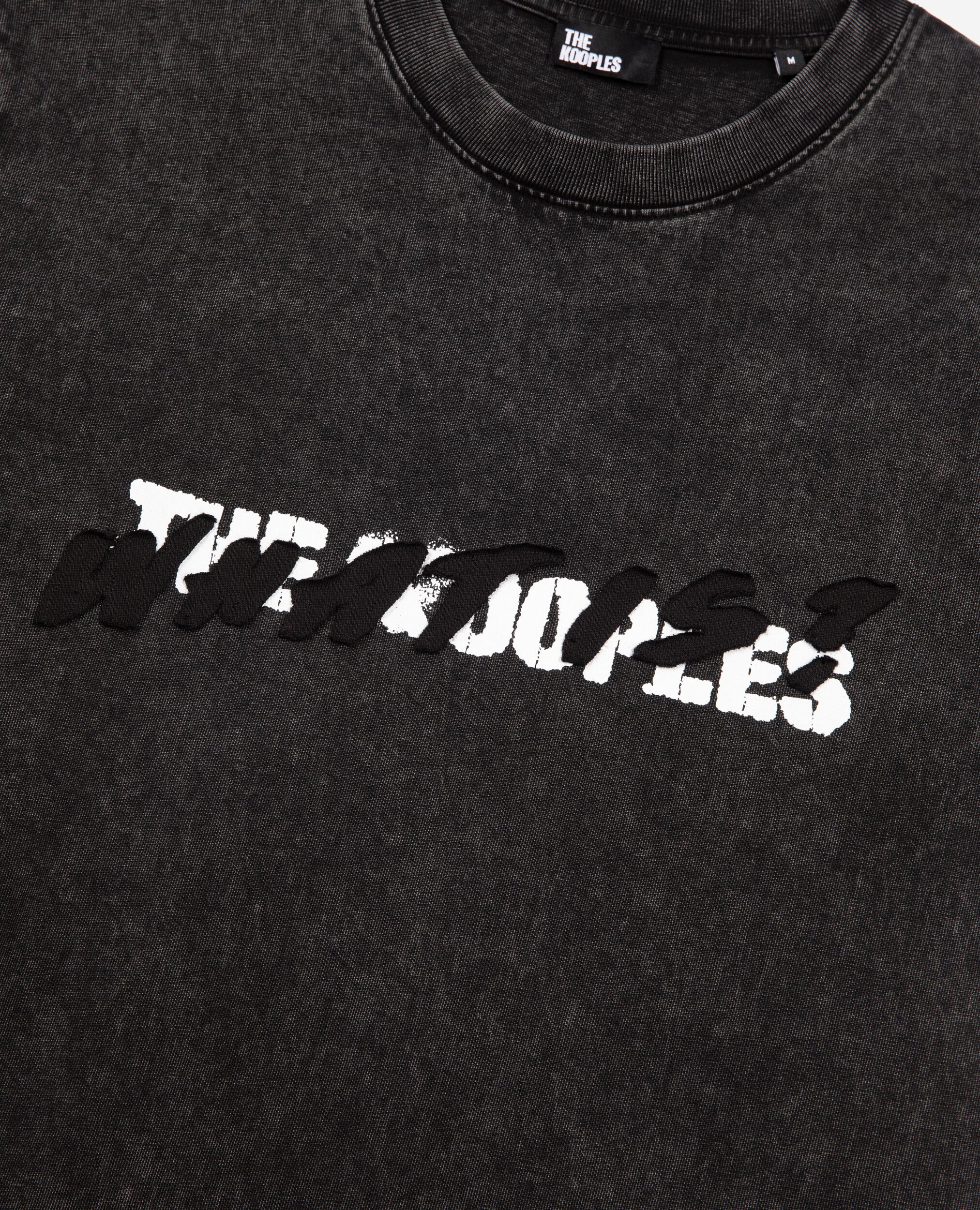 Black what is T-shirt, BLACK WASHED, hi-res image number null