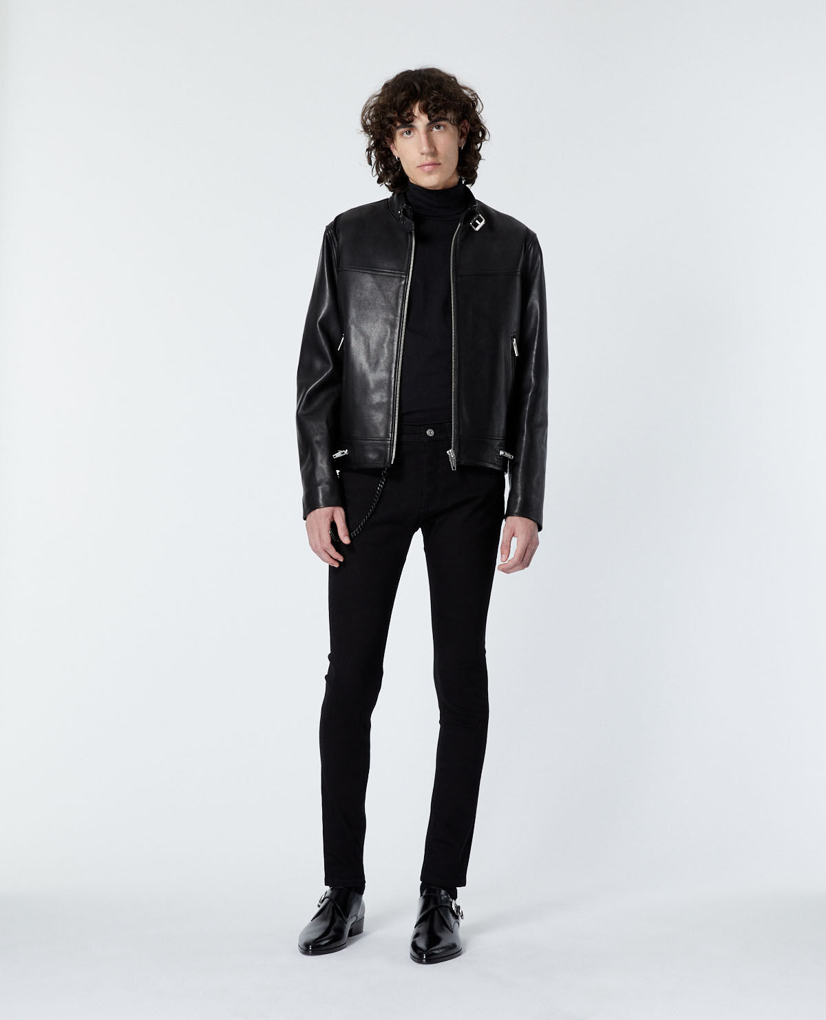 Blouson cuir homme the kooples sale