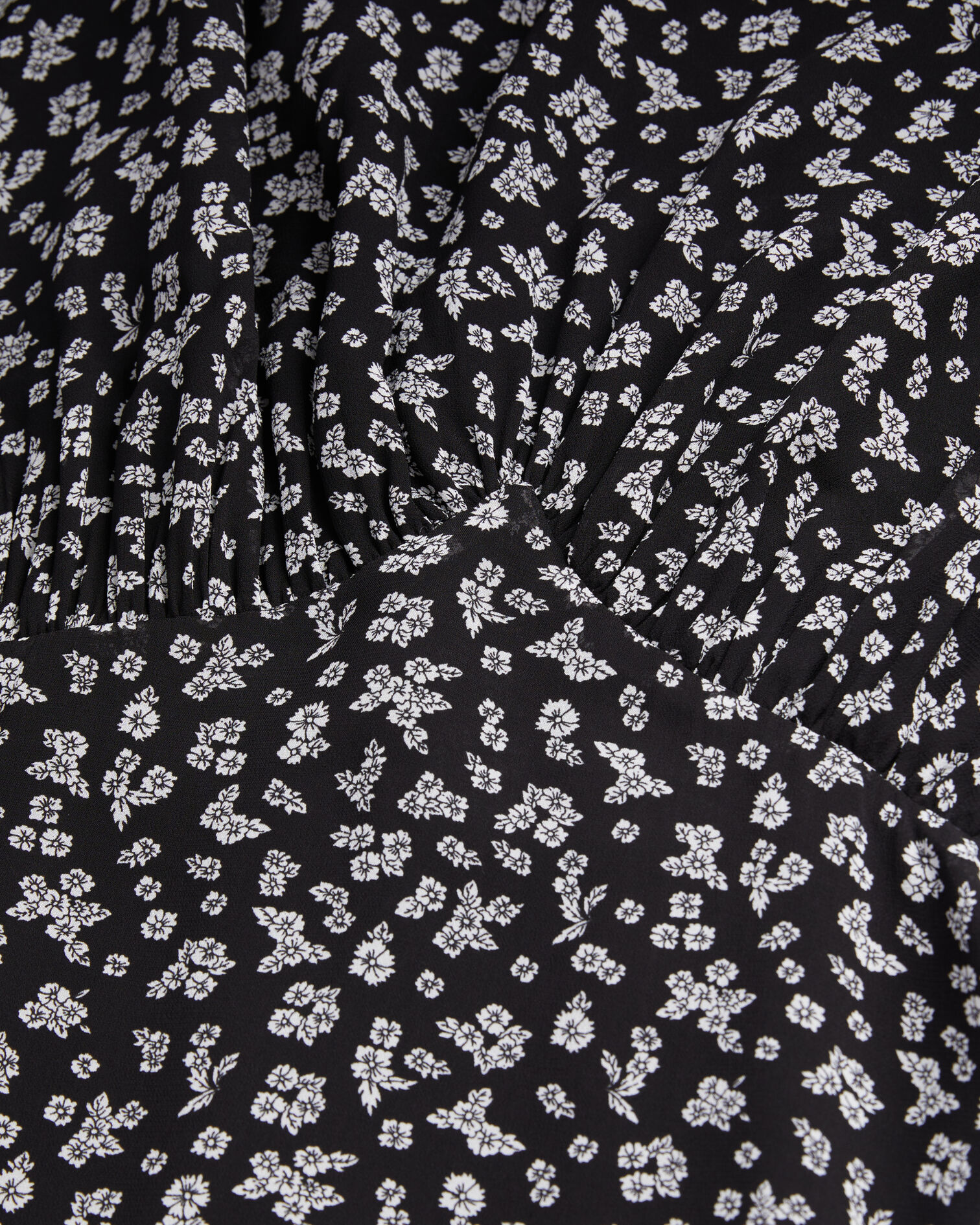 Kurzes Kleid mit Print, BLACK-ECRU, hi-res image number null