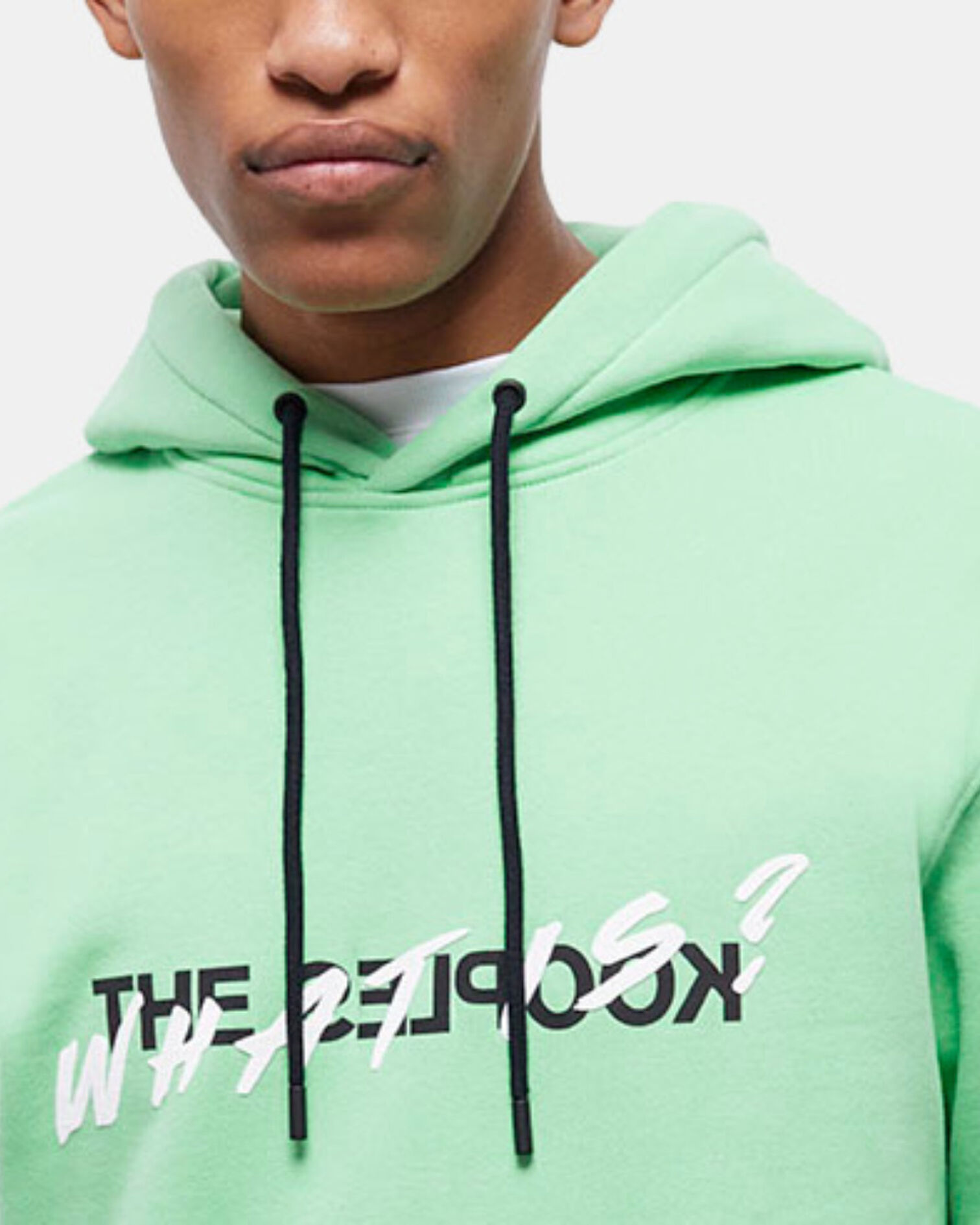 Grünes Kapuzensweatshirt mit Schriftzug, APPLE, hi-res image number null