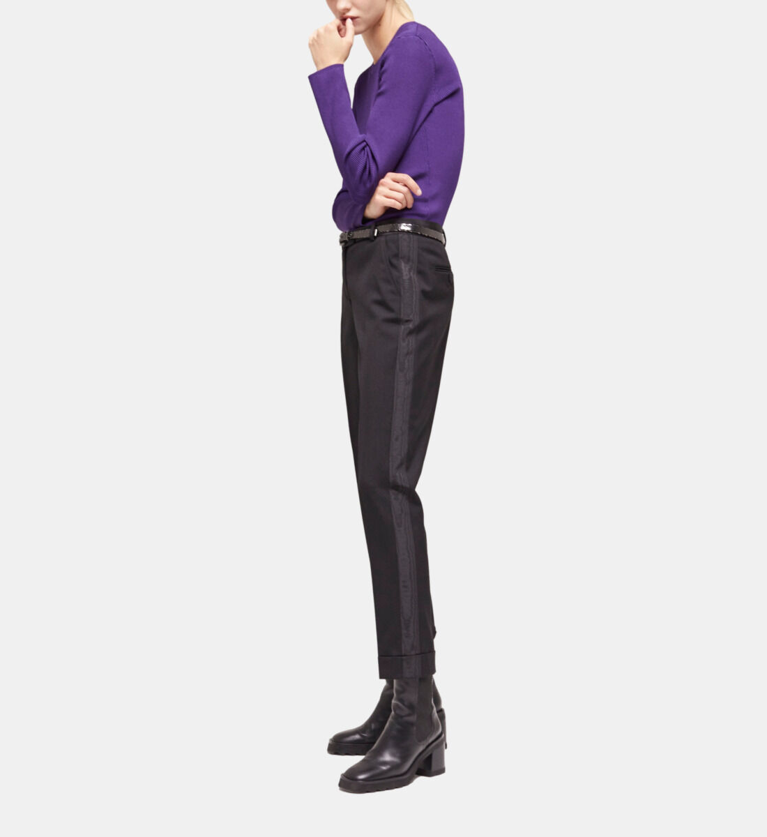 Pull long online moulant femme
