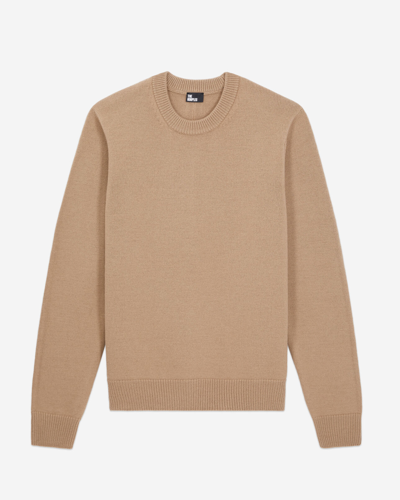 The Kooples MEN BROWN-BEIGE brown wool sweater