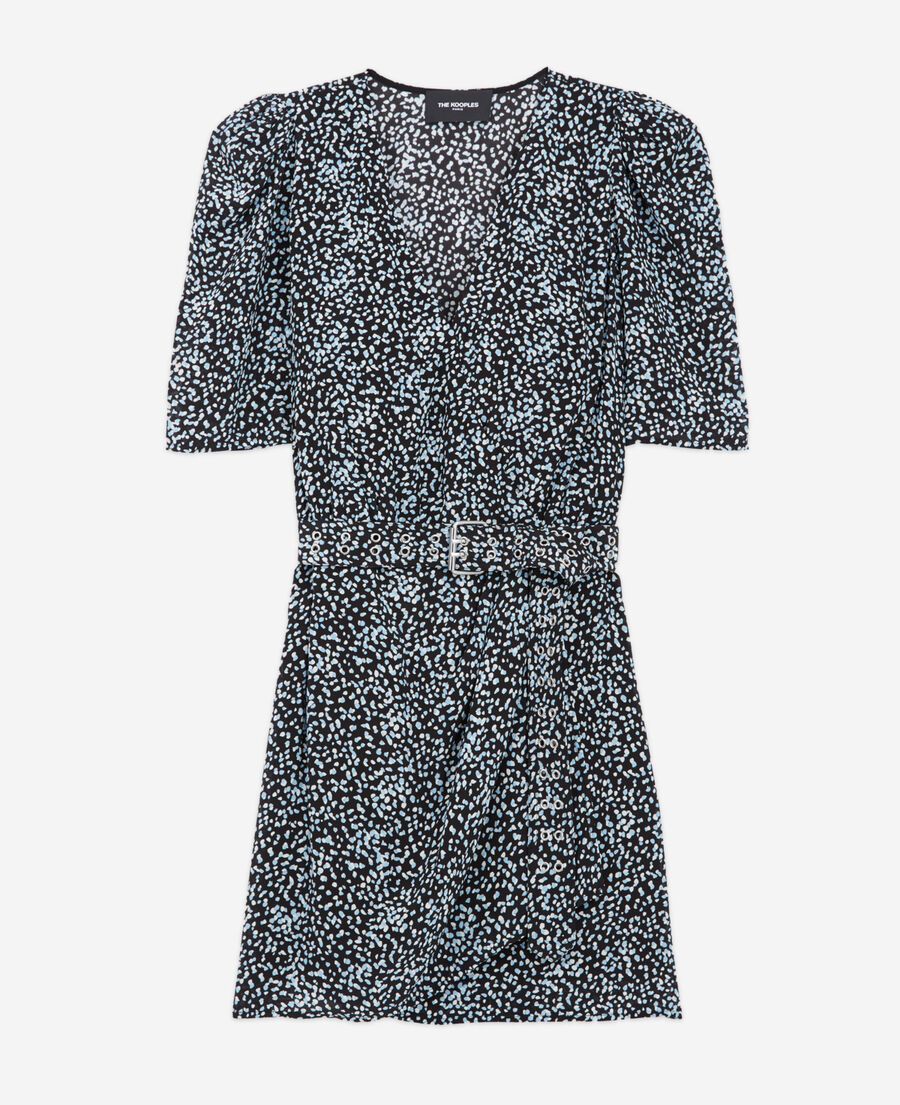 The Kooples DAMEN INK BLUE kurzes blaues kleid